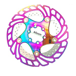 Đầy Màu Sắc MTB DH Xe Đạp Đĩa Làm Mát Phanh Nổi Rotor Mountain Road Bike Cầu Vồng 140/160/180/203 Mét Mát Xuống Rotor RT99 RT86 - Product Image 5