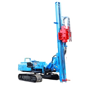 Pressa Vibratoria Idraulica per Pali di Supporto Solari, Macchina per Trivellazione e Battitura di Pali a Vite - Product Image 1