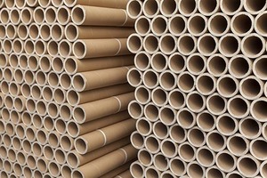 Tubo de Papel Kraft Industrial de 77 x 12T x 1000 mm con Tapones de Acero en Ambos Extremos, Alta Resistencia a la Compresión, Tubo de Envío, Exportación a Granel B2B - Product Image 3
