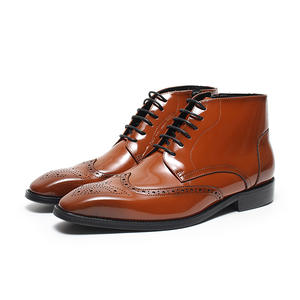 Nuevos Zapatos Oxford de Cuero para Hombre, Estilo Británico Casual de Lujo, Hechos a Mano, Impermeables, Color Verde Perenne, Formales, Sin Cordones, para Boda, Oficina, Profesionales - Product Image 2