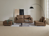 Canapé en cuir PU moderne fabriqué en Chine, meubles pour salon