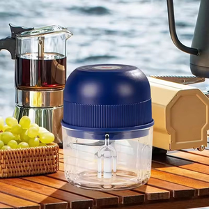 <span class=keywords><strong>Mini</strong></span> <span class=keywords><strong>Hachoir</strong></span> Électrique Multifonctionnel pour Ail et Légumes, Mixeur, Robot Culinaire Rechargeable pour Aliments Complémentaires - Product Image 1
