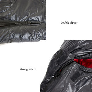 Sac de couchage en duvet pour temps froid E-RIKE -20°C, imperméable, type momie, ultraléger, en duvet de canard, pour le camping - Product Image 5