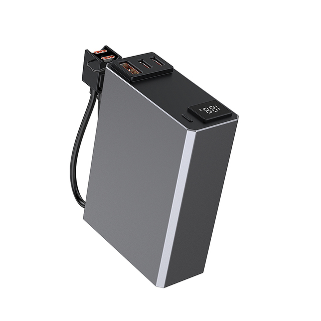 BEWIN  35W/65W Power Bank 20000mAh Built-in Charging Cable  Custom Logo Mobile Portable Power Bank Charging Station