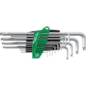 WIHA - 39105 L-<b>key</b> <b>set</b> in ProStar holder <b>TORX</b>® in titanium silver in blister pack (14-pcs.) - EAN 4010995391058 ALLEN <b>KEYS</b> - Product Image 1