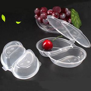 Bandejas de Porciones de 2 Compartimentos, Vasos Desechables para Salsa Chili, Recipientes para Salsas y Condimentos para Llevar con Tapa Unida - Product Image 3