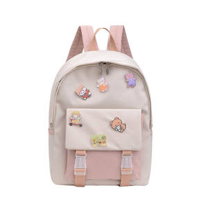 Sac d'école Harajuku pour femmes, mignon sac à dos pour adolescentes et garçons, sacoche de luxe pour étudiantes, élégante, à la mode - Product Image 1