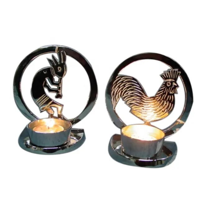 Rabbit cock Shape Tea Light Candle Holders T-lite Holder for Christmas