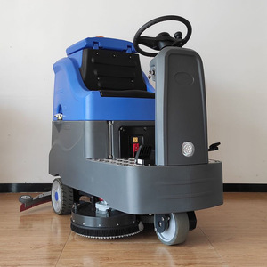 Ride On Floor Scrubber 42 In 48V Battery Electric Warehouse Workshop Cleaning Machine - Product Image 4