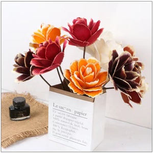 2024 venditore di alta qualità fatto a mano <span class=keywords><strong>in</strong></span> <span class=keywords><strong>legno</strong></span> essiccato sola fiore per la composizione floreale - Product Image 1