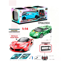 Voiture de course télécommandée Lijia 1:14/1:16 27MHZ, jouet sportif RC, 4 canaux, télécommande électrique, prêt à l'emploi en intérieur et en extérieur, portée de 8 à 12 m