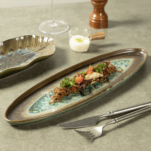 Yayu phong cách mới OEM chấp nhận tùy chỉnh thiết kế màu gốm bữa ăn tối sâu súp món ăn sành sứ nhà hàng tấm bộ đồ ăn - Product Image 6