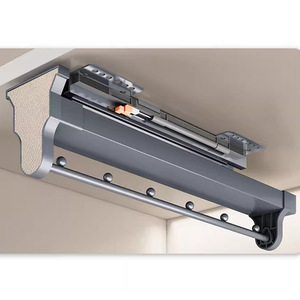 HNOSS Porte-armoire gris amovible Cintres pour vêtements et pantalons pour placard - Product Image 3