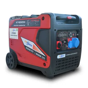 KY6500i superleise camping/heimgebrauch/industrie tragbarer benzin-generator 5 kw mit elektrostarter