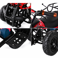 Potente Go Kart Eléctrico con Motor de 350W, Transmisión por Cadena, Música MP3 y Control de Velocidad para Conducción al Aire Libre