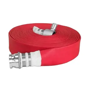 Tuyau de décharge d'eau à plat en polyester PVC à filament de 1 pouce avec un bon tuyau de résistance au froid et à la chaleur