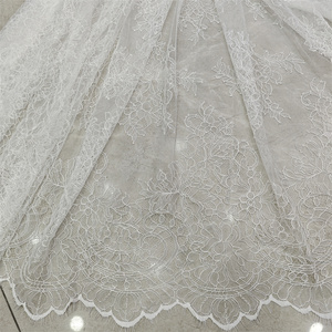 China <strong>Wholesale</strong> 150CM Chantilly <strong>Lace</strong> <strong>Fabric</strong> Eyelash Yarn Lingerie <strong>Lace</strong> <strong>Fabric</strong> for Garment - Product Image 5