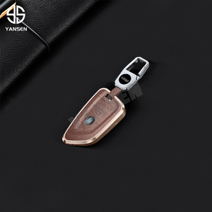 Étui à clés en cuir YS pour <span class=keywords><strong>BMW</strong></span> série 3 5 530li 525 325li X1 X3 X5 X6 <span class=keywords><strong>porte</strong></span>-clés - Product Image 4