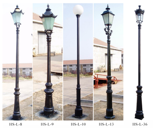 الزخرفية الحديد الزهر أقطاب مصابيح الشارع للبيع - Product Image 4