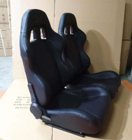 JIABEIR 1001 Serie Verstellbare Ananas-Stoff-PVC-Leder Autositze Sport-Autoteile Rennsitz