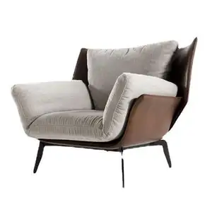 Hot Bán Sang Trọng Hiện Đại Ý Phong Cách Thiết Kế Vải Sofa Ghế Ghế Ghế Đơn Giải Trí Ghế Cho Nhà Và Khách Sạn Phòng Khách