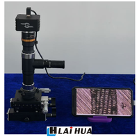 500X Magnification Portable Metallurgical Microscope with Vertical Illumination Light Source for Large Workpiece