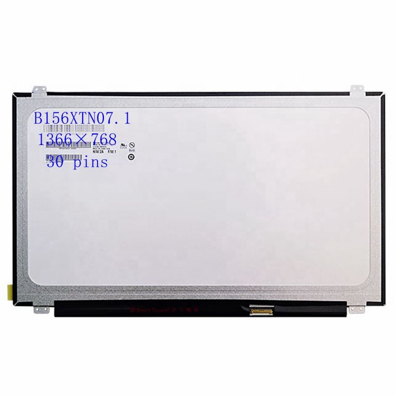 15 In Laptop Touch Screen AUO B156XTN07.0 15.6" LED LCD Screen - HD 1366x768, 30-Pin EDP, Laptop Replacement 30 Pin EDP Non-touch Display 1366x768 - Foto 9