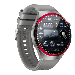 2024 mới sk39 thép không gỉ Smartwatch la bàn không thấm nước IP67 theo dõi sức khỏe BT cuộc gọi 3 dây đeo bền smartwatches email - Product Image 6