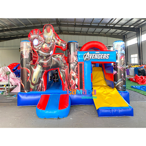 Castillo Inflable para Fiestas, Brincolín, Casa de Brinco, Tobogán Inflable de PVC para Exteriores - Product Image 6