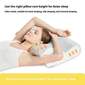 Fabricant Vente en gros <span class=keywords><strong>Oreiller</strong></span> cervical moderne en mousse à mémoire de forme Rebond lent Soutien du cou Fonction de refroidissement pour lit de papillon de sommeil - Product Image 4