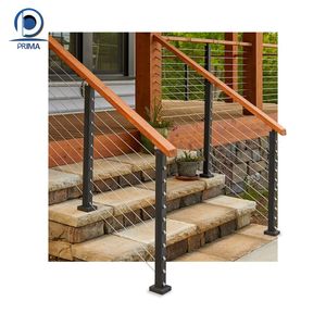 PRIMA Garde-corps sur mesure à montage latéral peu encombrant pour escaliers droits pour usage intérieur Garde-corps élégant et durable Garde-corps <span class=keywords><strong>de</strong></span> style <span class=keywords><strong>ancien</strong></span> - Product Image 2