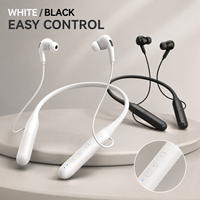 Auricolari In-Ear con Fascia da Collo C01, 800mAh, 200 Ore di Riproduzione, 365 Giorni di Standby, Bluetooth 5.3 a Bassa Latenza, Riduzione del Rumore ENC, IPX3