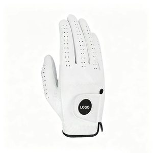 Guante de Golf Personalizado con Logotipo, de Piel de Oveja Cabretta, Antideslizante, Transpirable, con Marcador de Pelota de Golf - Product Image 1