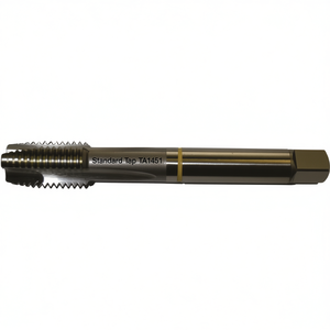 Macho de roscar estándar TA1451 sin recubrimiento para orificios pasantes, tolerancia 6H, machos y terrajas - Product Image 2