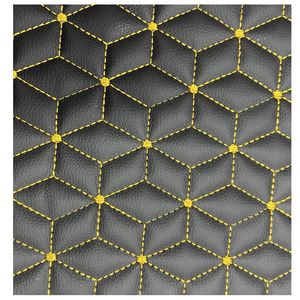 Tapicería de cuero acolchado para coche, patrón en relieve, <span class=keywords><strong>espuma</strong></span> de esponja, tela de suelo cosida con diamantes de PVC para muebles, uso de bolsas decorativas - Product Image 6