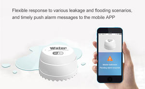 Détecteur de fuite d'eau WiFi Tuya TY-WI-4L, capteur de niveau d'eau, alarme sonore de fuite de réservoir, surveillance à distance via l'application Smart Life - Product Image 4