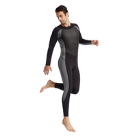 Combinaisons une pièce en néoprène de 3mm avec logo personnalisé Offre Spéciale d'usine fermeture à glissière arrière doux surf apnée combinaison de plongée maillots de bain