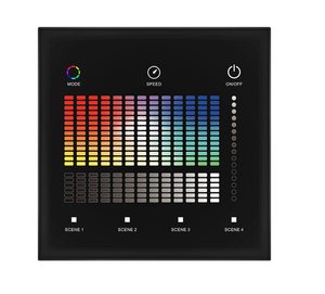 Skydance T14-S 1 Zone 100-240VAC RF Remote Control Wall Mounted Touch Panel <strong>DMX</strong> <strong>Master</strong> for <strong>LED</strong> <strong>Controller</strong> - Product Image 4