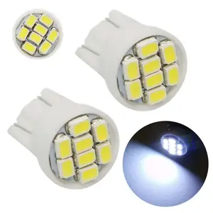 Bombilla LED de 6V de CC, 6,3 V, 8SMD, T10, 194, 168, W5W, 3020, blanco, rojo, azul hielo, amarillo, verde, rosa
