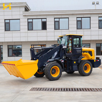 Großhandel 3-Tonnen-Radlader Diesel-Frontlader mit Schneeschaufel und Gabelaufsatz für Bauernhof, Hof, Straße und Baustelle