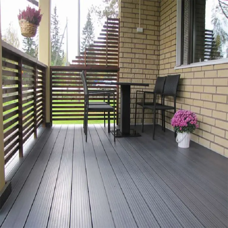 Nessun invecchiamento resistenza agli agenti atmosferici forte Decking composito in HDPE WPC