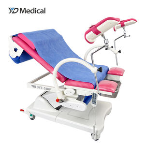 Table d'opération gynécologique électrique avec commande centrale, roulettes, chaise d'examen <span class=keywords><strong>obstétrique</strong></span> médicale Yuda DST-5A certifiée CE - Product Image 1