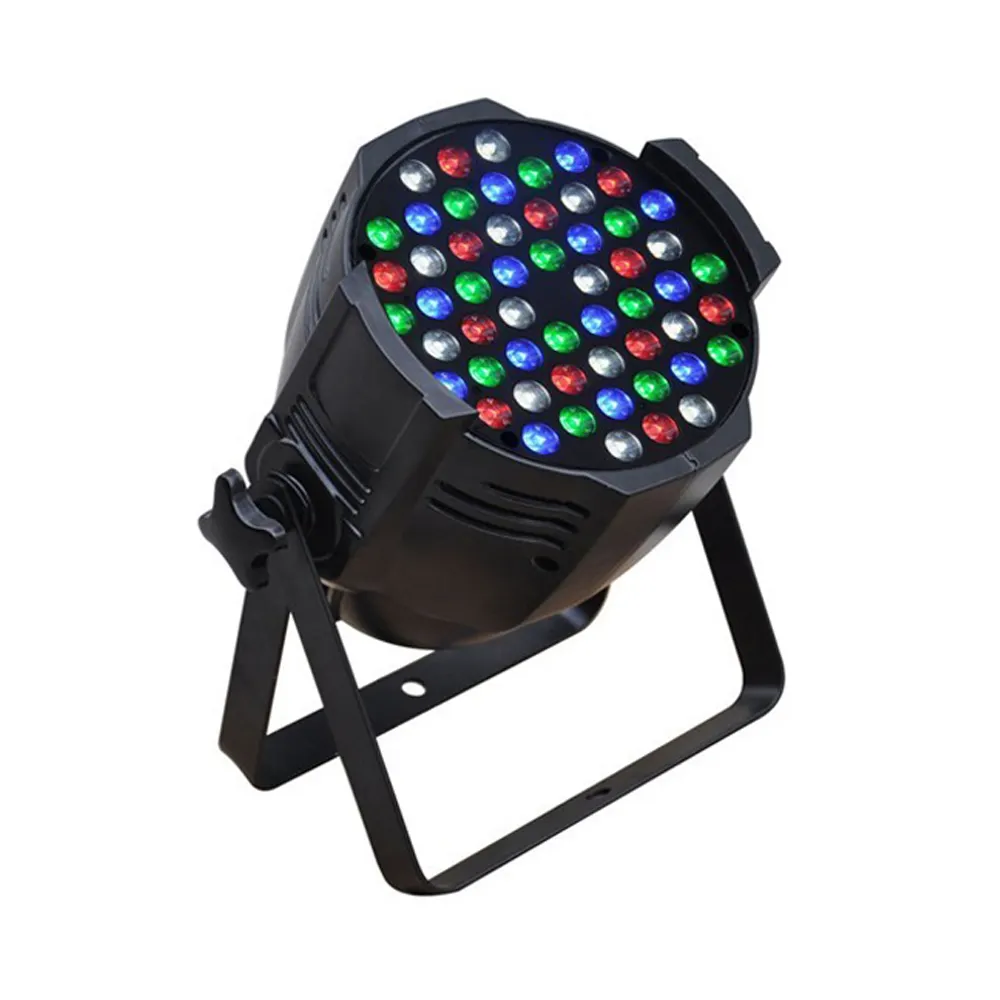 54x3 Вт RGBW светодиодный светильник par 64 DMX 512 светодиодный праздничный светильник для сцены DJ life show