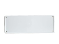 Petite plaque d'immatriculation de voiture en aluminium personnalisée quantité minimale de commande plaque d'immatriculation décorative à sublimation vierge avec impression personnalisée cadeau