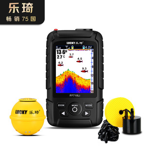 Localizador de Peces Lucky Fish Finder FF718Li con Pantalla LCD Inalámbrica y Sonar para Pesca, Alcance de 0.6-183m - Product Image 1