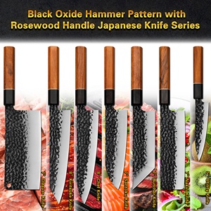 Bộ Dao Thép Carbon Cao Chuyên Nghiệp Nhật Bản RTS Logo Theo Yêu Cầu Giảm Giá 10% Bộ Dao Nhà Bếp Với Hộp Quà Tặng Logo - Product Image 5