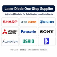 SHARP Dioda Laser Violet 405nm 1W yang Dapat Disesuaikan untuk Pengerasan Lem UV GH04V01A2GC (1000mW) TO-18 5.6mm Tutup Jendela Bebas Timbal untuk Penggunaan Medis
