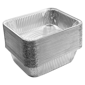 Disposable Aluminum Foil Tray 324x260x65mm 3500ml For Grilled Frog And Crayfish - Product Image 3