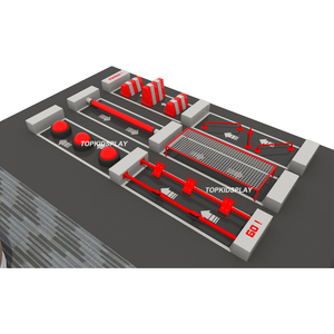 Circuito <span class=keywords><strong>de</strong></span> Obstáculos <span class=keywords><strong>de</strong></span> Buena Calidad para Niños, Gimnasio <span class=keywords><strong>de</strong></span> Escalada, Cintas Colgantes, Circuito Ninja Warrior - Product Image 4