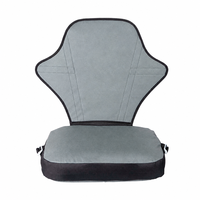 Coussin de dossier en tissu imperméable avec compartiment de rangement, boucle métallique, sangles réglables pour siège de SUP, canoë, planche à pagaie, kayak